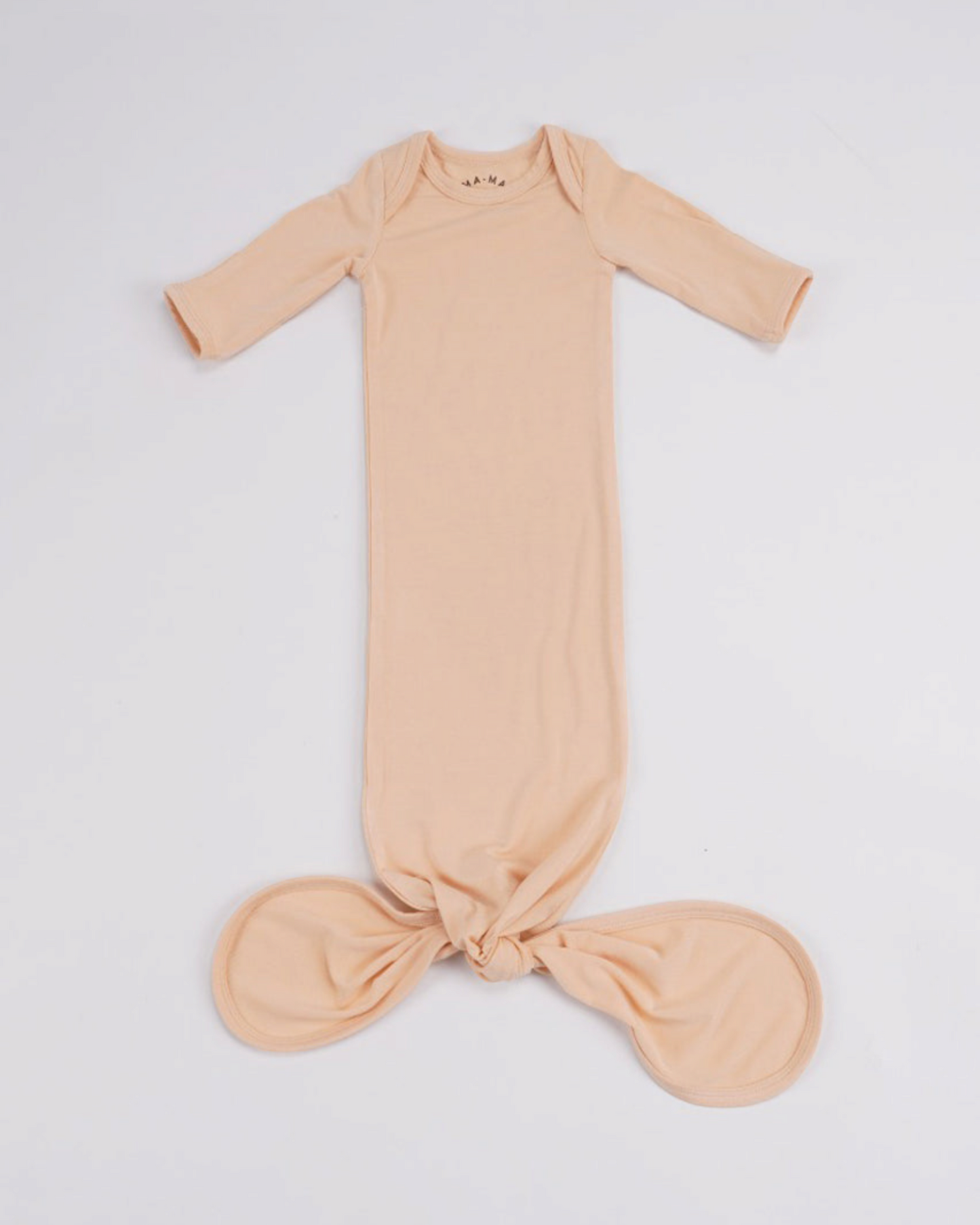 Cotton Flower Knotted Onesie - Neutral